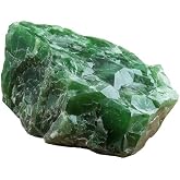 Large 1.25-2.0&rdquo; Natural Green Jade Raw Crystals Stones for Meditation, Chakra, Reiki, Crystal Grid, Energy Work, Wire Wrapping, Tumbling &amp; Spiritual Home Decor