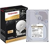 Toshiba N300 8TB NAS 3.5-Inch Internal Hard Drive- SATA 6 Gb/s 7200 RPM 128MB (HDWN180XZSTA)