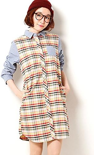 Amazon Co Jp アーノルドパーマー タイムレス レディース Arnold Palmer Timeless Apチェックオックスフォードシャツワンピース サンドベージュ 2 M 服 ファッション小物