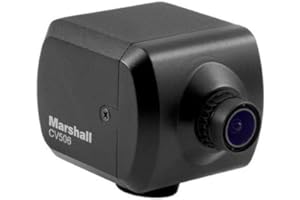 Marshall Electronics CV506 Full HD Miniature Camera with M12 Mount and Interchangeable 3.6mm Lens (72 AOV), 1920x1080p at 60 fps, 3G/HD-SDI & HDMI Output