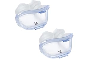 2 Pack Replacement Nasal Pillows Compatible with AirFit P10, Lightweight Design with Enhanced Seal, Ultra-Soft Silicone CPAP 