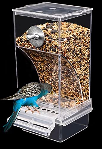 NINGVIHE Automatic Acrylic Bird Feeder