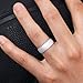 ThunderFit Unisex Silicone Wedding Rings, Rubber Engagement Bands 6mm Wide 1.65mm Thick - 1/2/3/4/5/6/7 Variety Multipack (Pack P - Size 5.5-6 (16.50mm))