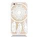 iPhone 6s Case, AiGoo 3-Pack Plastic Case Ultra Slim Cover, Henna White Floral Paisley Flower Mandala Retro/Vintage Floral Flowers Pattern Cover Clear Hard Case for iPhone 6 (2014), iPhone 6s (2015)