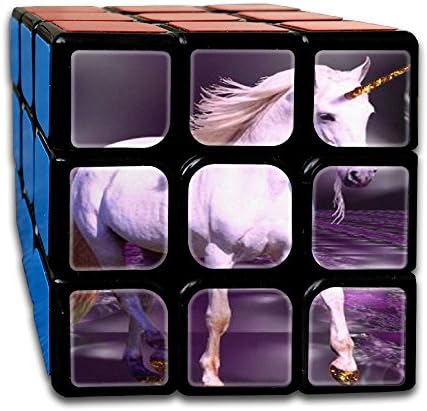 Smooth Sequential Puzzle Toy Unicorn Horse Speed Cube Standard 3x3 Speedcubing Puzzle, IQ Games Puzzles