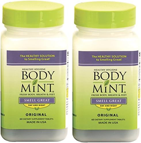 (Set/2) Body Mint Deodorant Tablets - The Healthy Solution To Smelling Great