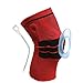 Compression Knee Sleeve with Dual Side Stabilizers by ProSleeves | Gel Padding Around Patella and Lateral Stabilizing for Added Protection | 3mm Thin Sports Support for Treatment and Injury Prevention
