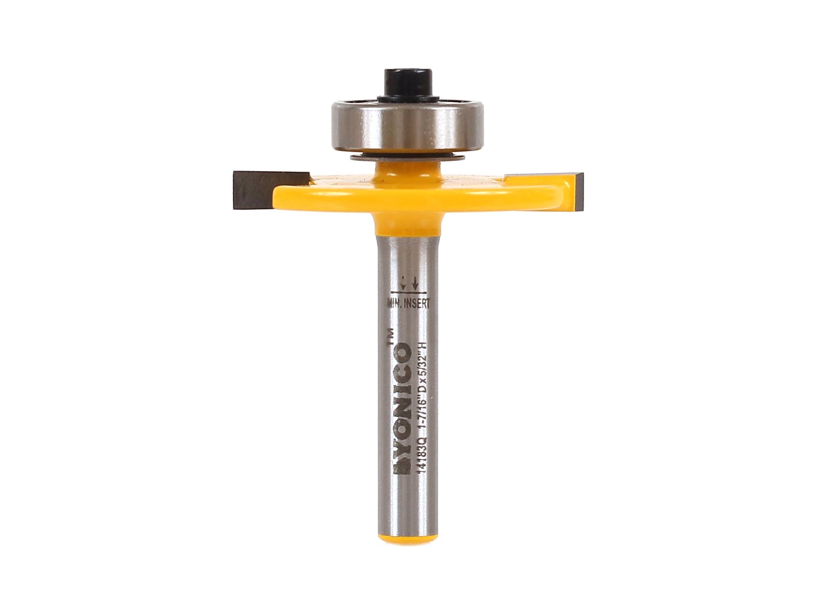 Yonico 14183q #10 Biscuit Joint Slot Cutter Router Bit 1/4-Inch Shank