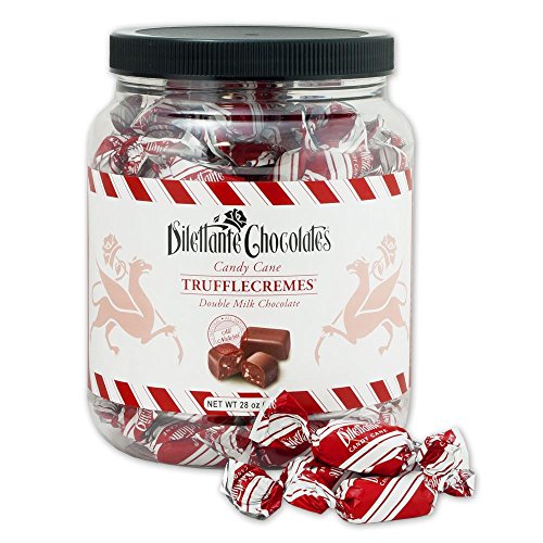 Candy Cane TruffleCremes in Double Milk Chocolate - 28oz Jar - by Dilettante