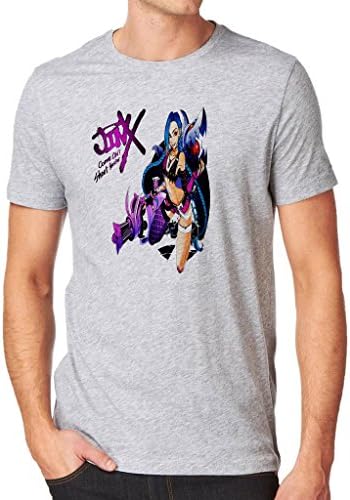 League of Legends Jinx Shoot Faster Shirt Custom Made T-shirt (XL)