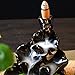 MagiDeal Ceramic Glaze Incense Smoke Cone Burner Backflow Censer Tower Holder #5