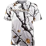 Legendary Whitetails Backwoods Big Game Snow Camo Short Sleeve T-Shirt