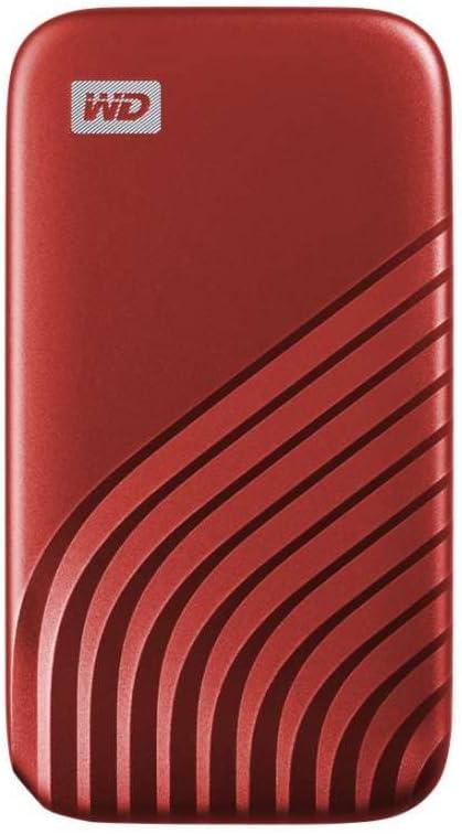 WD 1TB My Passport Portable SSD External NVMe USB-C 1050MB/s PC Xbox PS Red