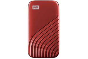 WD 1TB My Passport SSD Portable External Solid State Drive, Red, Sturdy and Blazing Fast, Password Protection with Hardware Encryption - WDBAGF0010BRD-WESN
