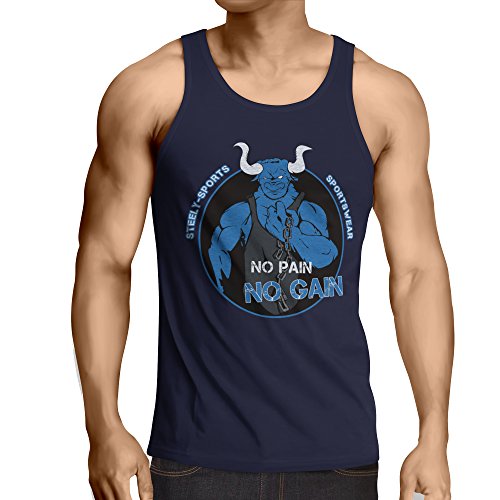 Camiseta para hombre, azul marino