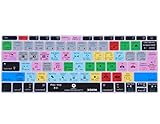 XSKN Adobe Premiere Shortcut Keyboard Skin Cover for New MacBook Pro 13 Inch A1708 (2016 Version, No TouchBar) and Macbook 12