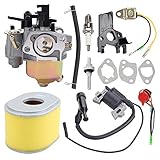 Butom 16100-ZH8-W61 Carburetor with Tune Up Kit for Predator 212cc 68121 69727 68120 69730 Honda GX160 GX200 5.5HP 6.5HP GX140 GX168 5HP Engine Water Pump