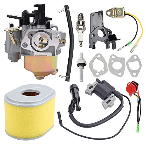Butom 16100-ZH8-W61 Carburetor with Tune Up Kit for Predator 212cc 68121 69727 68120 69730 Honda GX160 GX200 5.5HP 6.5HP GX140 GX168 5HP Engine Water Pump