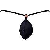 Malowinda Men's Spandex Thong Low Rise Slim Fit Bikini Briefs Underwear