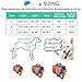Lifeunion Adjustable Service Dog Supply Backpack Saddle Bag for Camping Hiking Training(Orange,Medium)