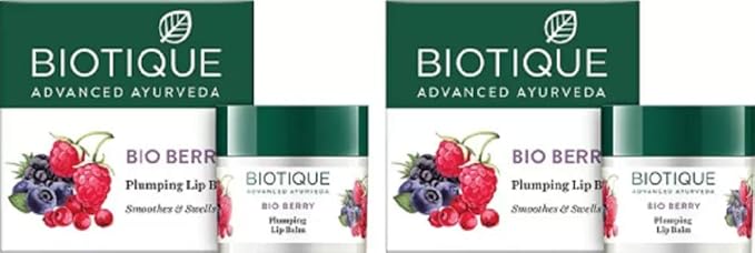Biotique Bio Berry Plumping Lip Balm (Pack of 2) Berry (Pack of: 2, 24 g)