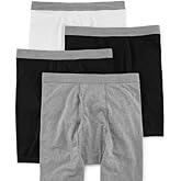 Stafford 4 Pair Blended Cotton Boxer Briefs Big Performance Cotton