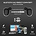 Bluetooth Earbuds Bluetooth Headphones Wireless Headphones HD Stereo Mini Wireless Earbuds Bluetooth V4.2 Headset with Portable Charger Built-in Mic for iPhone and Android Smartphones (2PCS - Black)