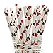 Magic Party Straws, Playing Cards Design (25 Pack) - Magician Birthday Party Supplies, Magic Trick Cake Pop Sticks, Abracadabra Magic Theme Party Favors