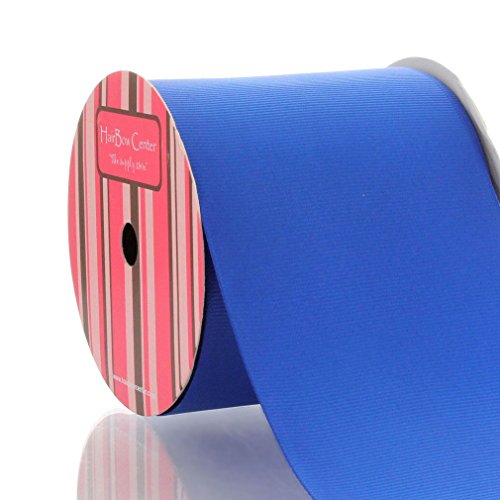 3" Royal Blue Grosgrain Ribbon Solid 3 yard reel (75mm) HBC Brand