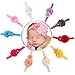 10pcs Baby Girl Elastic Multicolor Flower Headband Rhinestone Hair Band