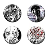 Ata-Boy Junji Ito Set of 4 1.25" Collectible Buttons