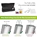 Razorri Dry/Moist Mode Selectable Preservation E5200-M Sealer Machine Automatic Sealing System for food savers & Sous Vide with Free 5 Vacuum Bags and 1 Roll, Black