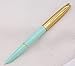 Set of 5 Color Yongsheng Fountain Pen with Timeless Classic Arrowhead Clip,Hooded Fine Nib,Golden Metal Cap