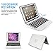 Azolt Bluetooth Keyboard for iPad Air 2 with Strong Power Bank, Auto Sleep / Wake, Built-in hinges,7 Color Backlit