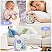 DBPOWER Digital Audio Baby Monitor with Two-Way and Talk-Back Intercom System, up to 1,000ft Extended Range, Lullaby, Rechargeable Battery Operated Parent Unit to Help Always Connected to Your Baby