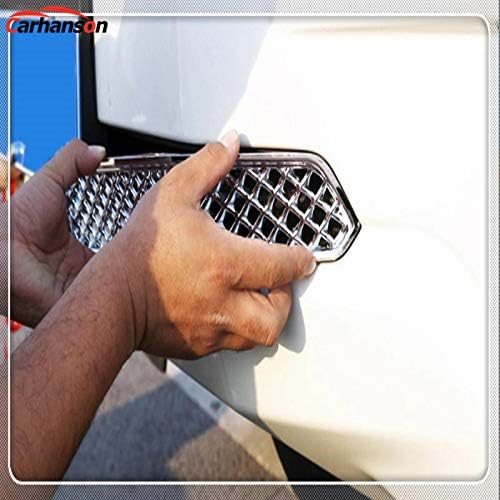 Car-Styling Styling Accessories For Toyota Cruiser Prado Fj150 2018 2019 Front lower Grille Frame Cover Racing Grills Sticker