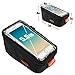 Ibera Bicycle Top Tube Phone Bag, Water-resistant Touch Screen Bike Handlebar front phone bag for iPhone XS/XS Max 8/8 Plus, Samsung Galaxy S9 Note, Cellphone Below 6.0 Inch