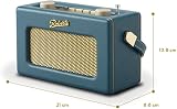 Roberts Revival Uno BT FM DAB DAB+ Digital Radio with Bluetooth Teal view 3
