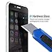iPhone 7 Plus Privacy Glass Screen Protector ,SPO4u Premium Privacy Anti-Spy Tempered Glass Screen Protector for iPhone 7 Plus with 9H Hardness -