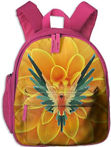 Logan Parrot Paul Logo Childrens School Backpacks Pink