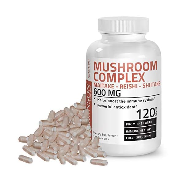Triple Mushroom Complex Maitake Reishi Shiitake Powerful Antioxidant and Immune System