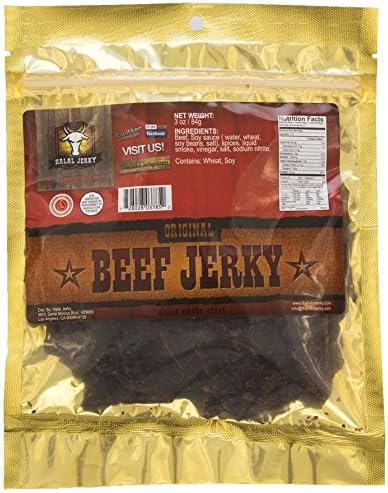 Halal Jerky - Original Flavor 10-pack (3 Oz Bag)