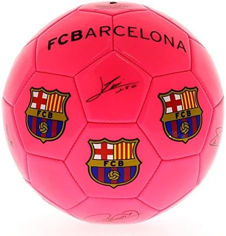 SELECCION DRIM F.C. Barcelona Balón de Fútbol Rosa: Amazon.es ...