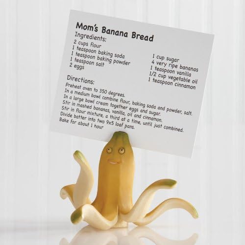 1 X Banana Octopus Recipe Card Holder by Home Grown