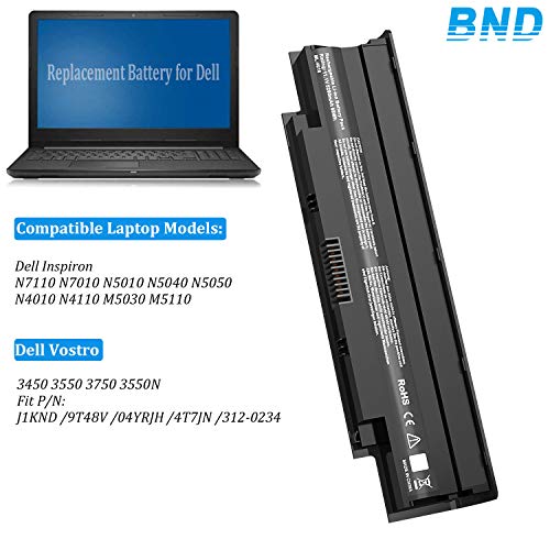 BND J1KND Battery for Dell Inspiron N4010 N4110 N5010 N5110 N7110 N7010