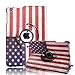 HDE iPad Mini iPad Mini 2/3 Cases and Covers [Auto Sleep/Wake] 360 Rotating Stand for iPad Mini 1/2/3 Retina (American Flag)