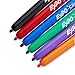 EXPO Click Low-Odor Dry Erase Retractable Markers, Fine Point, Assorted Colors, 12-Count
