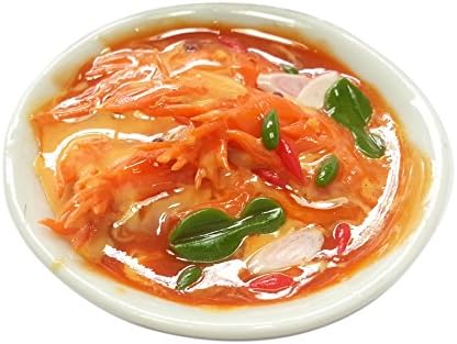 Kantiya Miniatures Dollhouse Barbie Food : Realistic Thai Food Collection : Tom Yum Kung , 2 Inches approx.