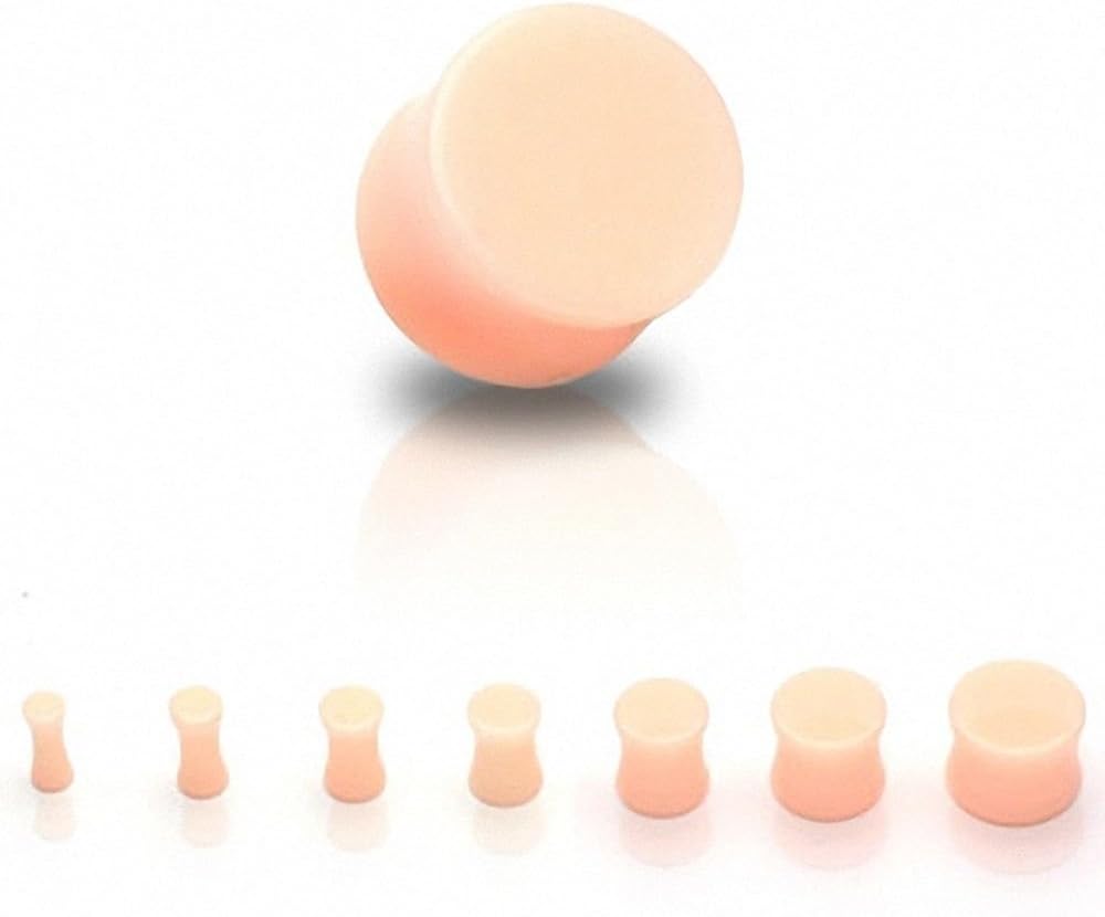 Piercing Plug UV Solid Colour Skin Amazon.co.uk Jewellery