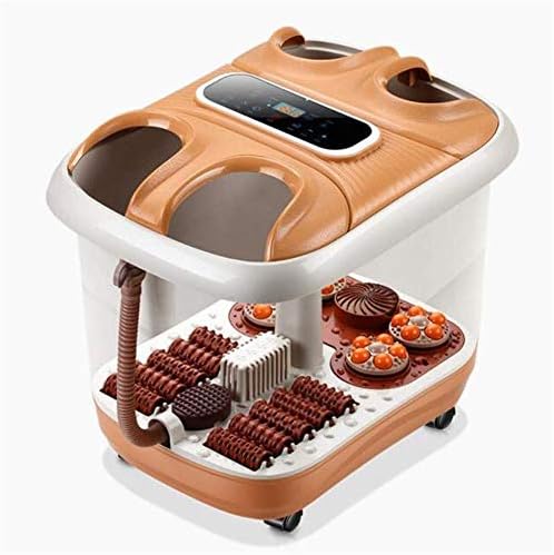 電気加熱マッサージ足湯 電気マッサージフットタブ ファッショナブルな ペディキュアマッサージ燻蒸恒温暖房ダブルフットタブ フットスパと マッサージフットバス 自動ボディマッサージ機 救済のストレスは 疲労軽減